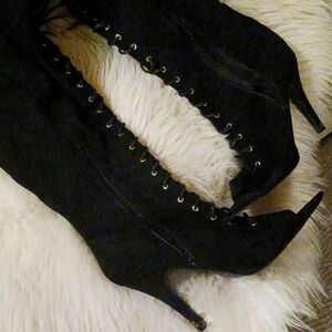 Thigh High Strap Boots